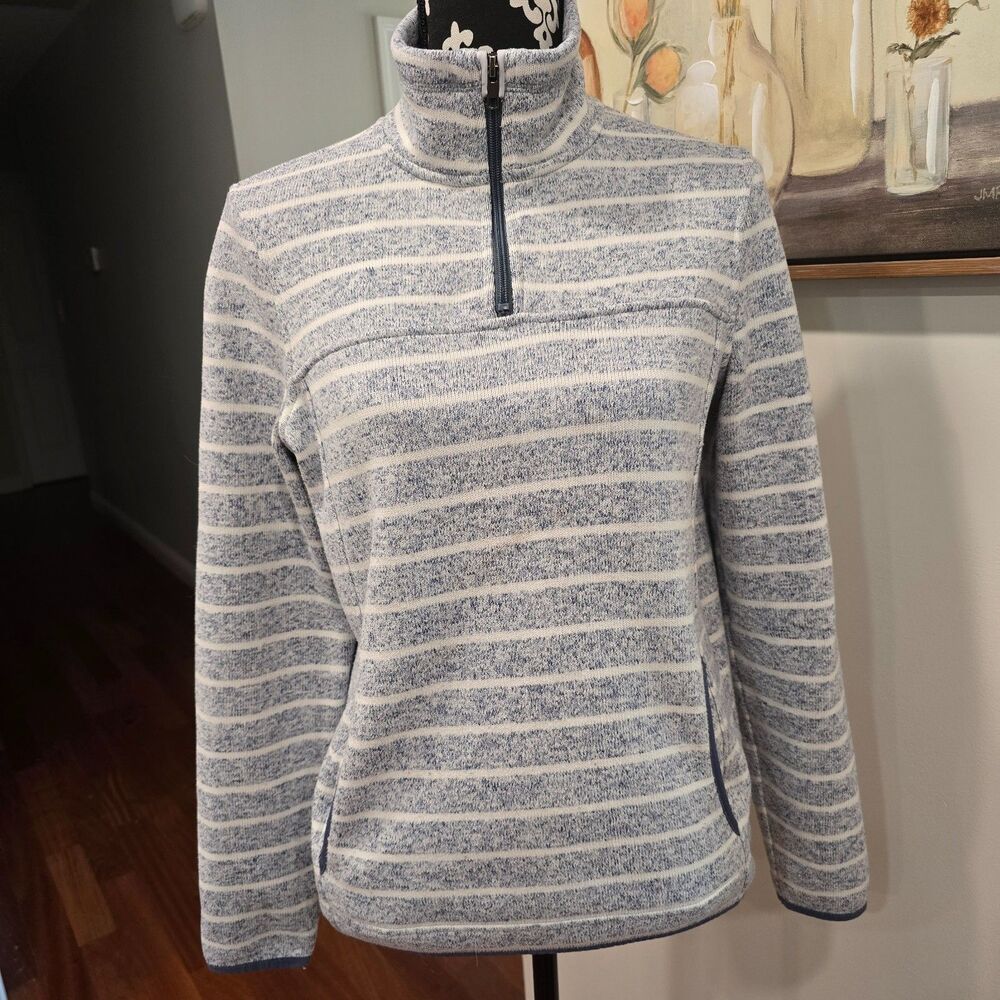 Thread+Supply kangaroo pocket quarter zip pullover 0749
